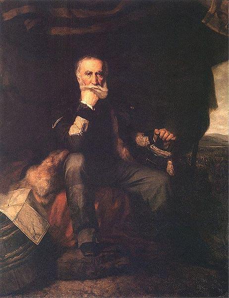 Henryk Rodakowski Portrait of general Henryk Dembinski. oil painting image